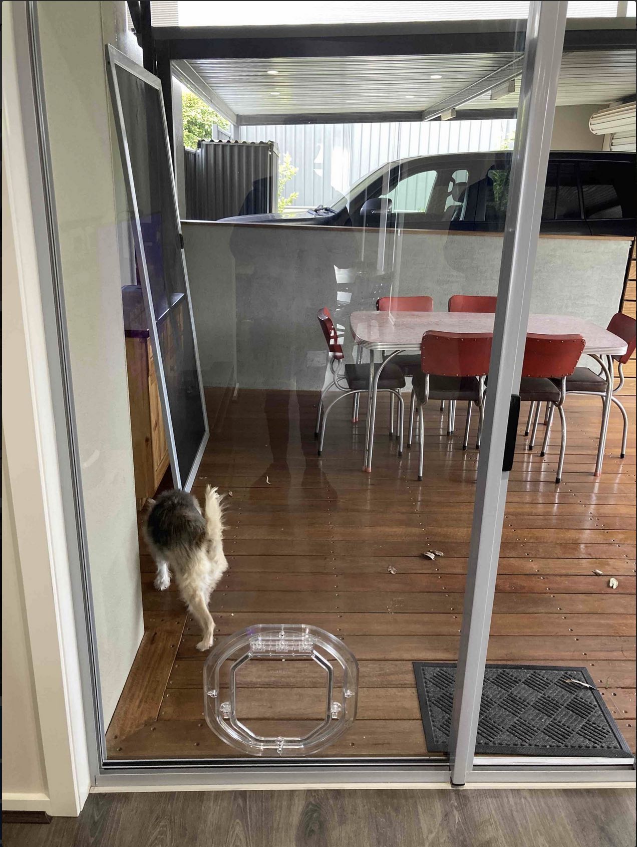 Dog Doors In Aluminium Glass Sliding Doors Dog Door