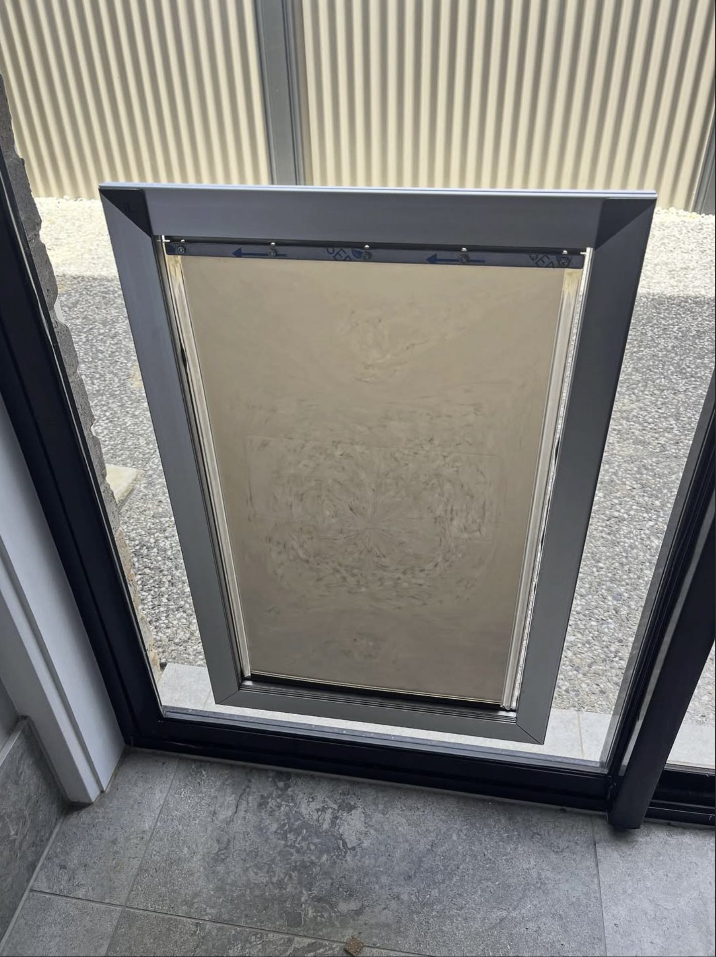 Extra Large Dog Door installed by Dog Door Australia