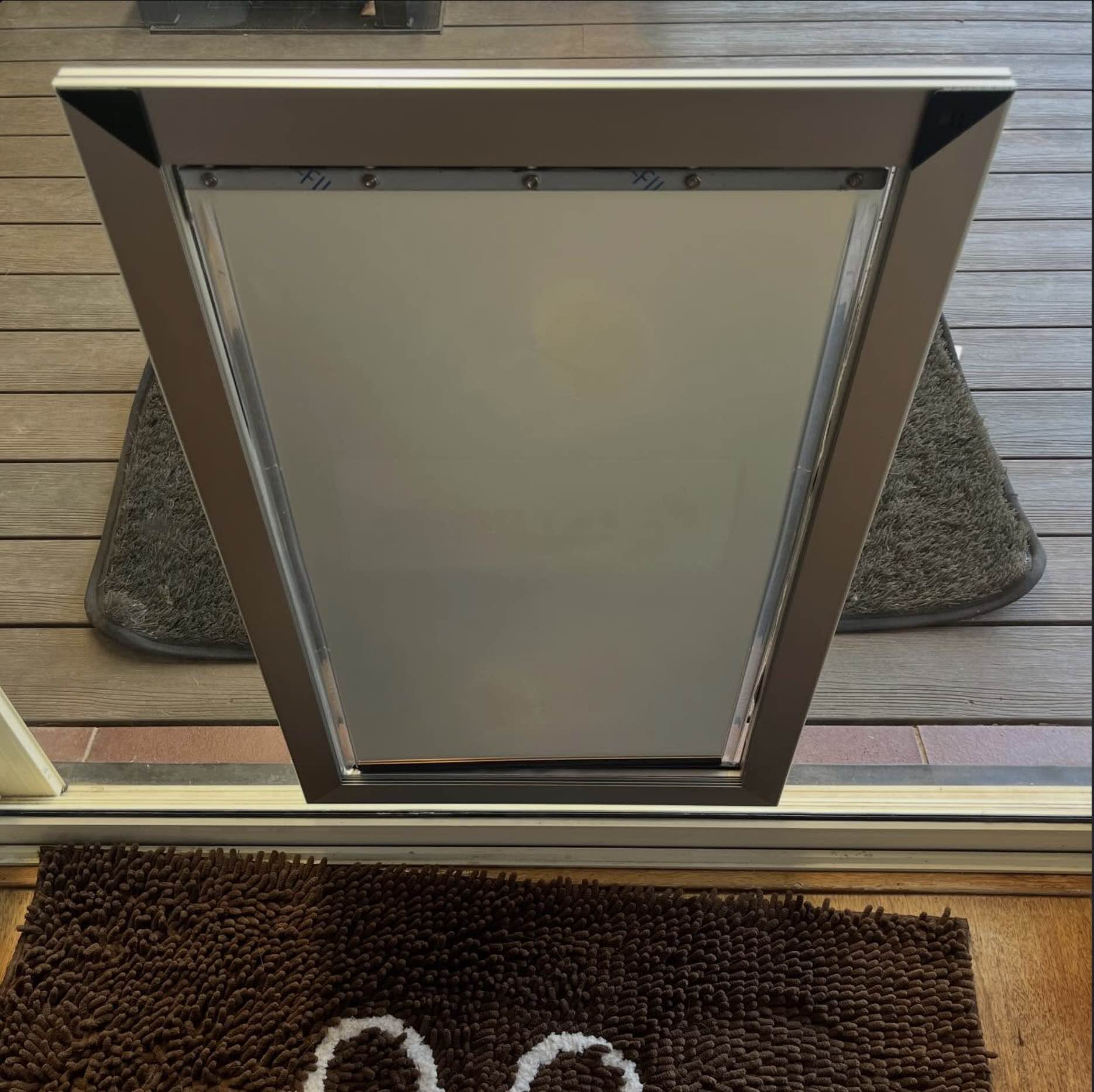 Extra large dog door installed Dog Door Australia